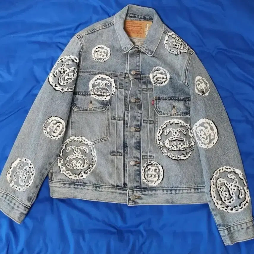 [BUNJANG] Stussy Levi's Denim Tears Jacket L / 스투시 데님티어스 리바이스 자켓 L