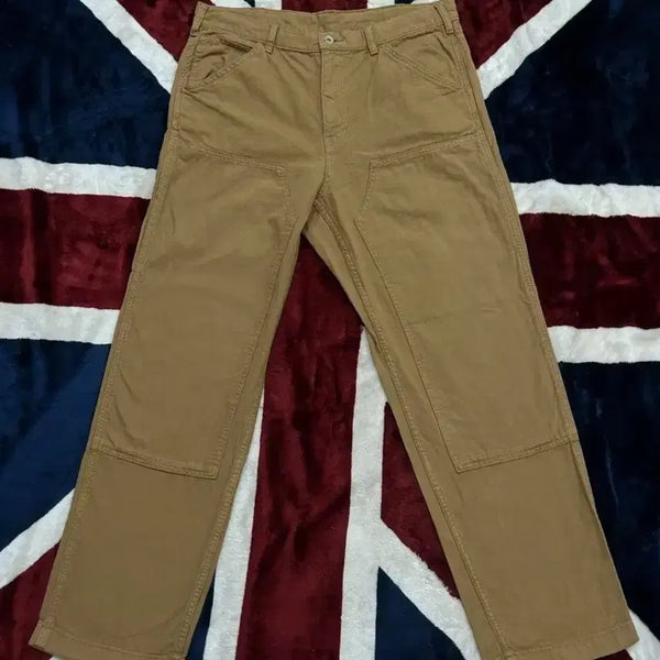 [BUNJANG] Uniqlo Double Knee Painter Pants Khaki / 유니클로더블니페인터팬츠