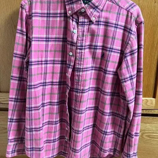 [BUNJANG] Beanpole Cotton Long-Sleeve Button Shirt / 빈폴 버튼 면 긴팔셔츠 95 남녀공용