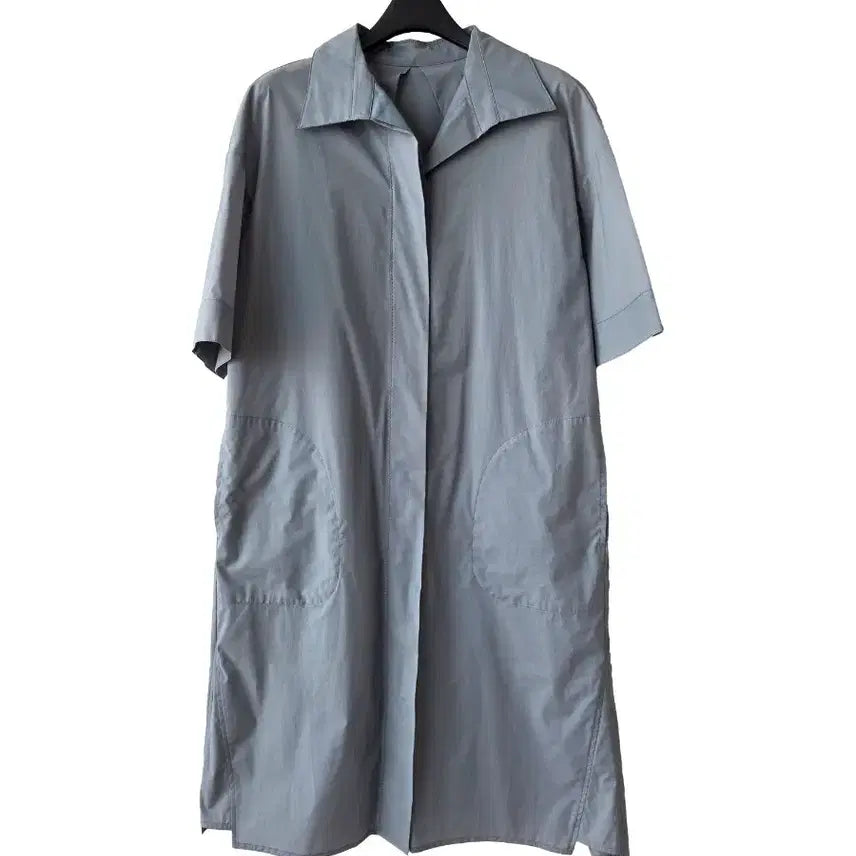 [BUNJANG] Boxy Shirt Dress Emerald Green / F/ 그린 박시 셔츠원피스