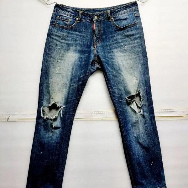 [BUNJANG] Dsquared2 Men's Vintage Distressed Jeans Size 48 (34) / 디스퀘어드 남성청바지48(34)빈티지 찢청