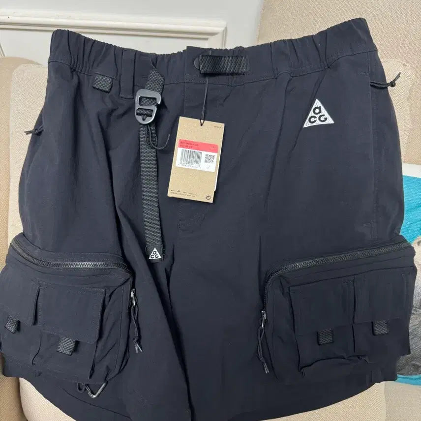 [BUNJANG] Nike ACG Cargo Shorts L Asia Black / 새상품) 나이키 acg 카고쇼츠 L 아시아 블랙 나코택