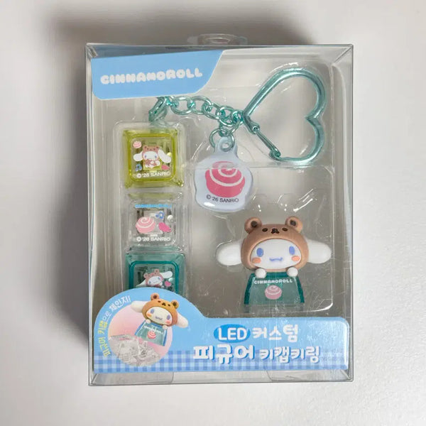 [BUNJANG] Sanrio Cinnamoroll LED Figure Keycap / 산리오 시나모롤 LED 피규어 키캡 키링