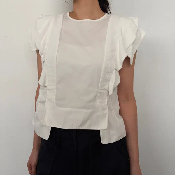 [BUNJANG] See by Chloe White Blouse / See by Chloe 씨 바이 끌로에 화이트 블라우스 ( 34 )