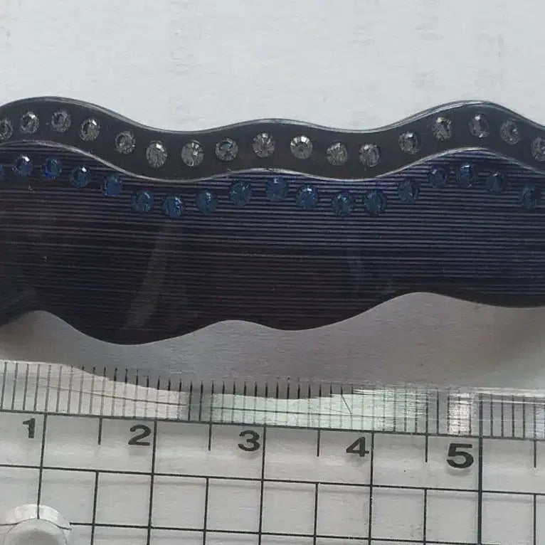 [BUNJANG] French Olivier Blue Wave Hairpin / 프랑스 올리비에 블루 웨이브 헤어핀