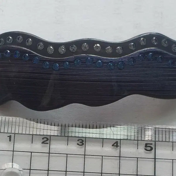 [BUNJANG] French Olivier Blue Wave Hairpin / 프랑스 올리비에 블루 웨이브 헤어핀