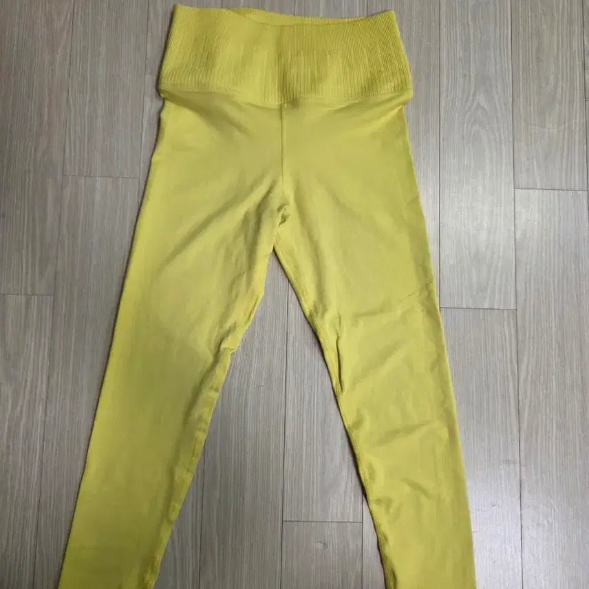 [BUNJANG] Avocado Premium Yoga Leggings - Yellow (Lemon Mustard) / 여성 여자S44~55프리미엄요가복 필라테스복 트레이닝헬스복 아보카도레깅스