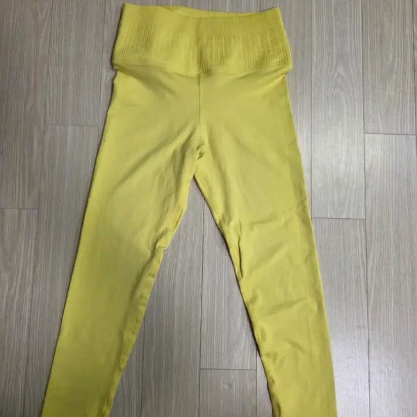 [BUNJANG] Avocado Premium Yoga Leggings - Yellow (Lemon Mustard) / 여성 여자S44~55프리미엄요가복 필라테스복 트레이닝헬스복 아보카도레깅스