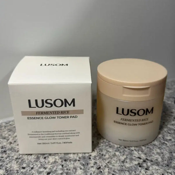 [BUNJANG] LUSOME Fermented Rice Essence Glow Toner Pad / 루솜 발효미 에센스 글로우 토너 패드