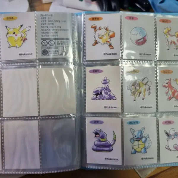 [BUNJANG] Pokemon 30th Anniversary Stickers Bundle Set (10 pcs, includes Pikachu) / 피카츄 포함 30주년 띠부씰 11장 일괄