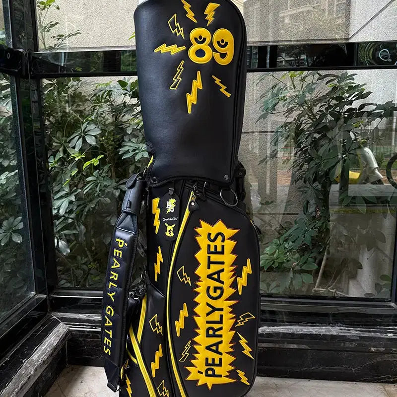 [BUNJANG] Stand Golf Bag Black Yellow / 골프백 스탠드백 (블랙옐로우)