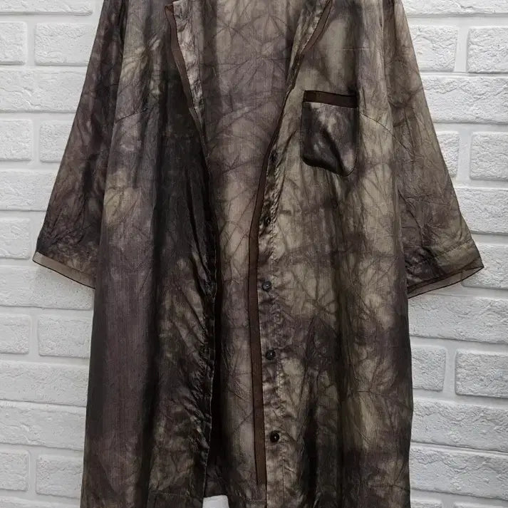 [BUNJANG] Kim Chang Suk Rayon Shirt Jacket / A4697  김창숙 인견셔츠쟈켓