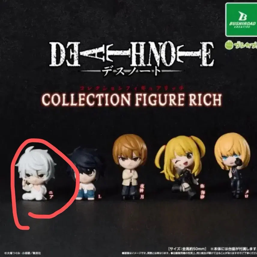 [BUNJANG] Death Note Rich Gacha Nya Figure Collection / 데스노트 피규어 컬렉션 리치 RICH 가챠 니아