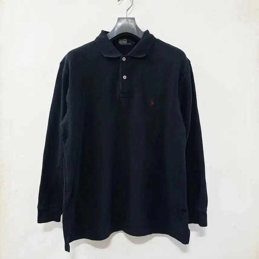 [BUNJANG] Polo Ralph Lauren Black Long Sleeve Polo Shirt L / 폴로 랄프로렌 블랙 긴팔 카라티 L