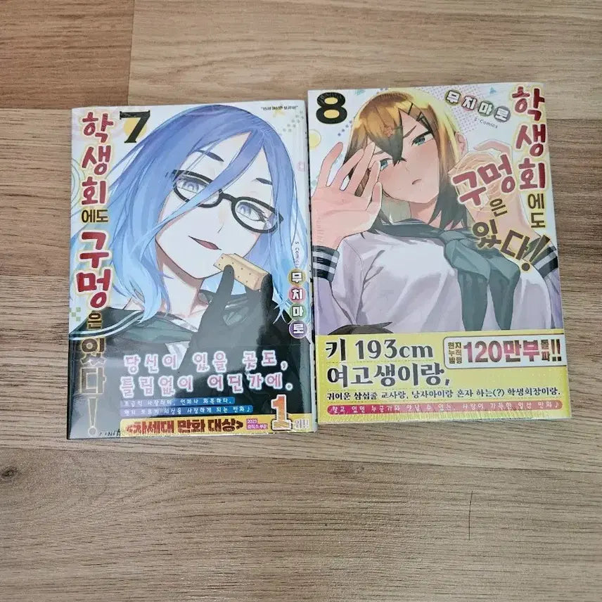 [BUNJANG] Gomdori Comic Book 'Is There a Hole in the Student Council?' Vol. 7-8 First Edition / 학생회에도 구멍은 있다 7~8 초판 미개봉 팝니다