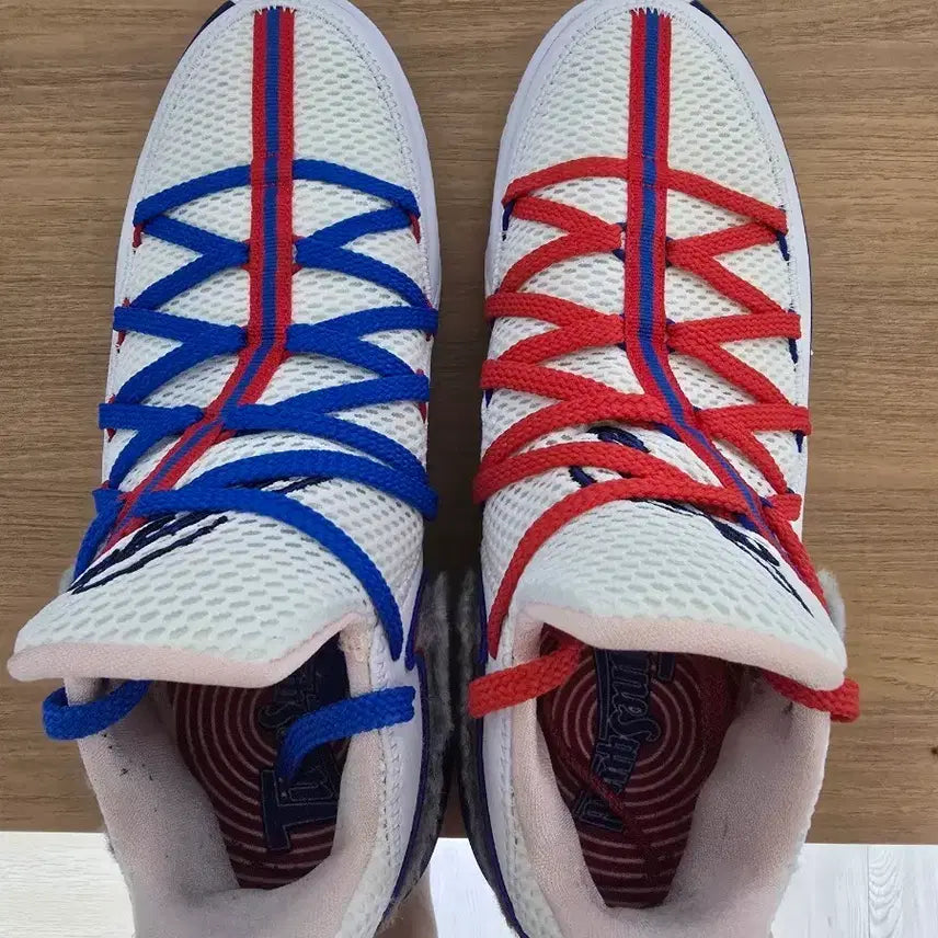 [BUNJANG] Nike LeBron 17 Low White/Red/Blue Basketball Shoes / 르브론17 로우