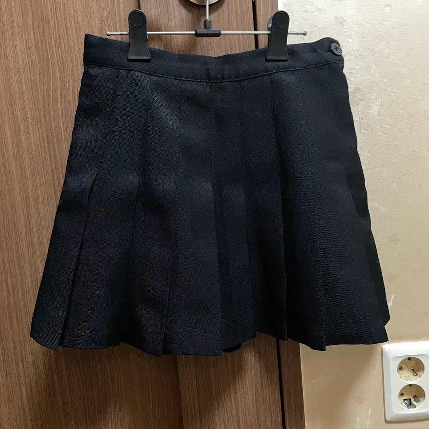 [BUNJANG] Pleated Tennis Skirt / 블랙 테니스 스커트 플리츠 스커트 주름 치마 플리츠 치마 s