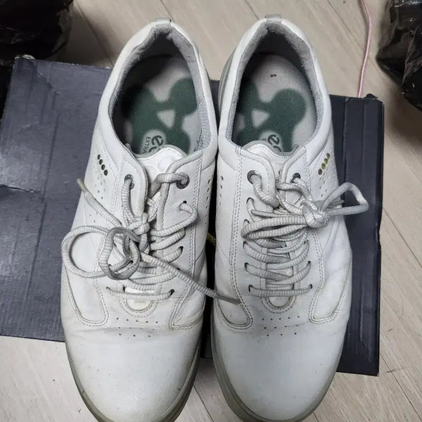 [BUNJANG] Ecco Golf Shoes White Men's 275mm / 에코 골프화 흰색 남성용 275mm 상태좋음