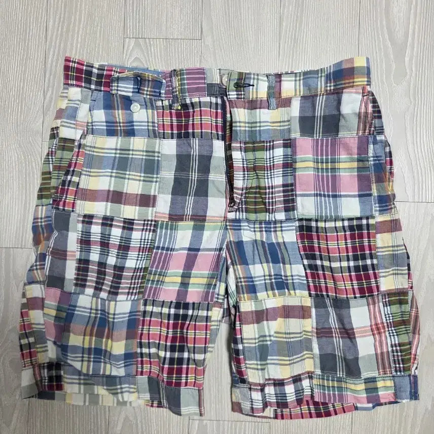 [BUNJANG] Polo Patchwork Shorts Size 33 / 폴로 패치워그 반바지 33사이즈 판매
