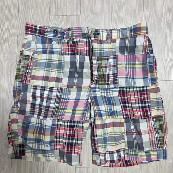[BUNJANG] Polo Patchwork Shorts Size 33 / 폴로 패치워그 반바지 33사이즈 판매
