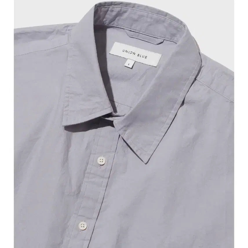 [BUNJANG] Union Blue Laundry Shirt Lavender Grey S / 유니온블루 런드리셔츠 라벤더그레이 S 95