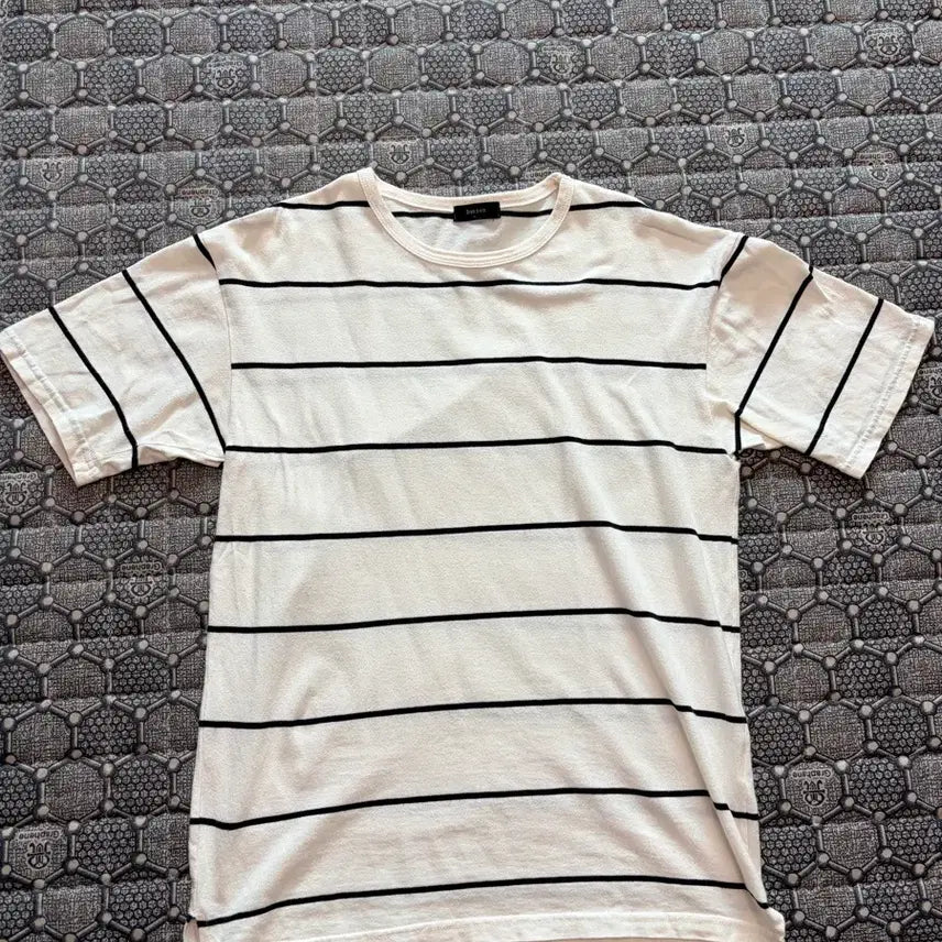 [BUNJANG] Brenson Stripe Short Sleeve T-Shirt / (1) 브렌슨 스트라이프 반팔티
