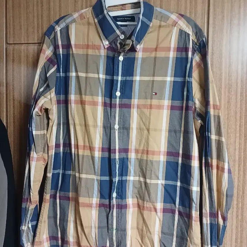 [BUNJANG] Tommy Hilfiger Burberry Check Shirt M (100) / 타미힐피거 버버리체크셔츠m 100