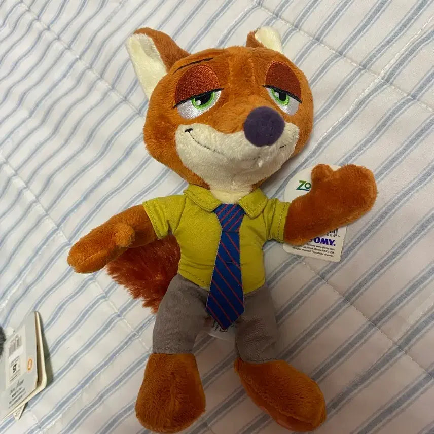 [BUNJANG] Disney Zootopia Nick Wilde Plush 14cm / 주토피아 닉 와일드 봉제인형 14cm