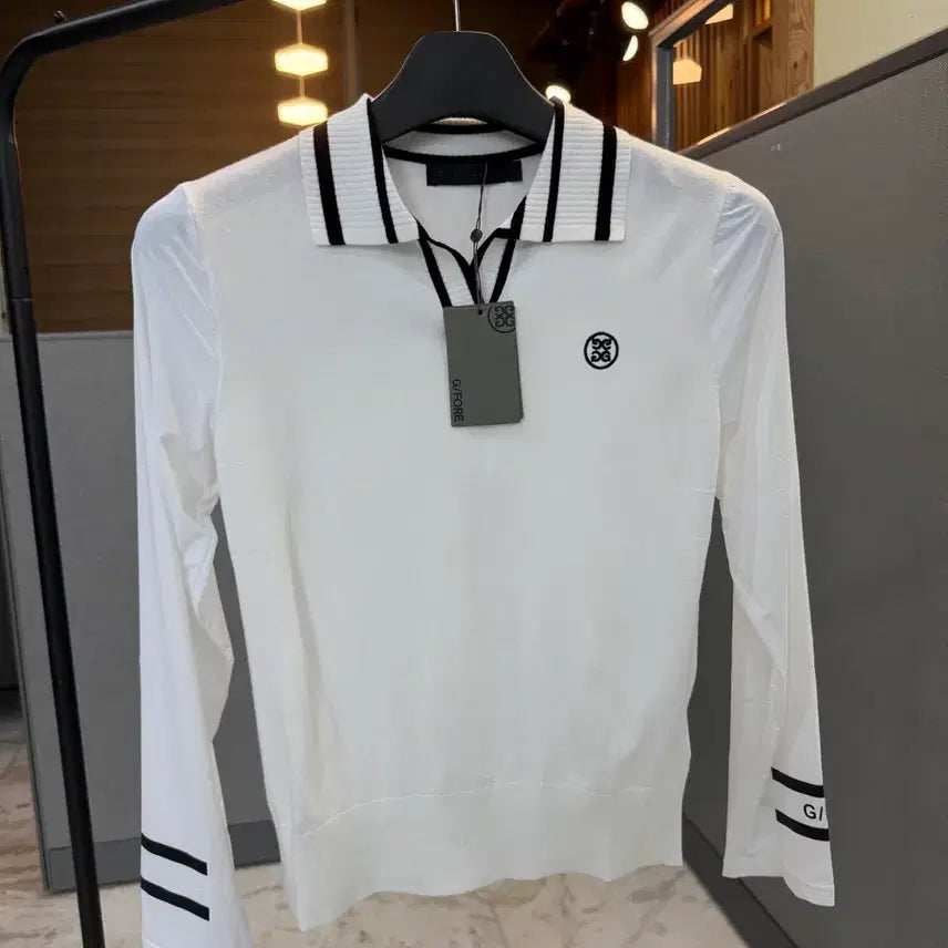 [BUNJANG] Women's Golf Knit Long Sleeve Top / 여성 골프 니트 긴팔티