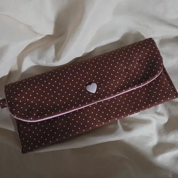 [BUNJANG] Yunyoon Strawberry Chocolate Washi Tape Pouch for Diary Decor / 윤윤님 딸기 초코 마테 파우치 다꾸