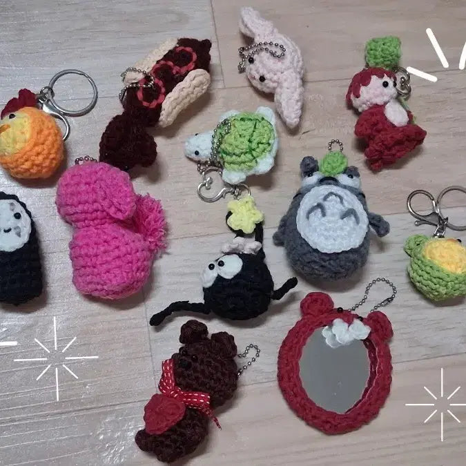 [BUNJANG] Handmade Knit Keychain / 핸드메이드 뜨개 키링