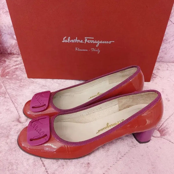 [BUNJANG] Ferragamo Middle Heels / 정품- 페라가모 미들 구두