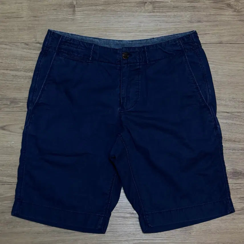 [BUNJANG] Bastong 609 Linen Chino Shorts Navy / (30)바스통 609 린넨 치노 쇼츠 반바지 네이비