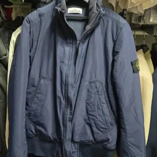 [BUNJANG] Stone Island Navy Bomber Jacket M / 스톤아일랜드 네이비 봄버자켓