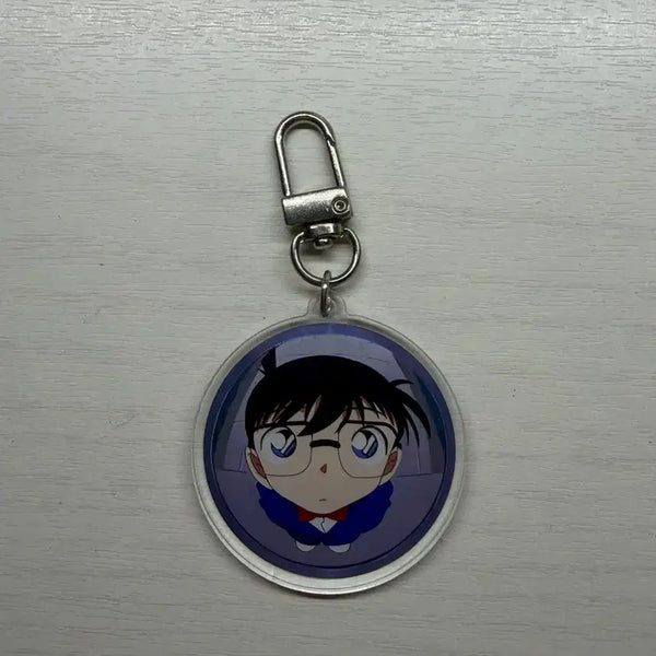 [BUNJANG] Detective Conan Acrylic Keyring + Badge Set / 명탐정 코난 아크릴 키링+뱃지