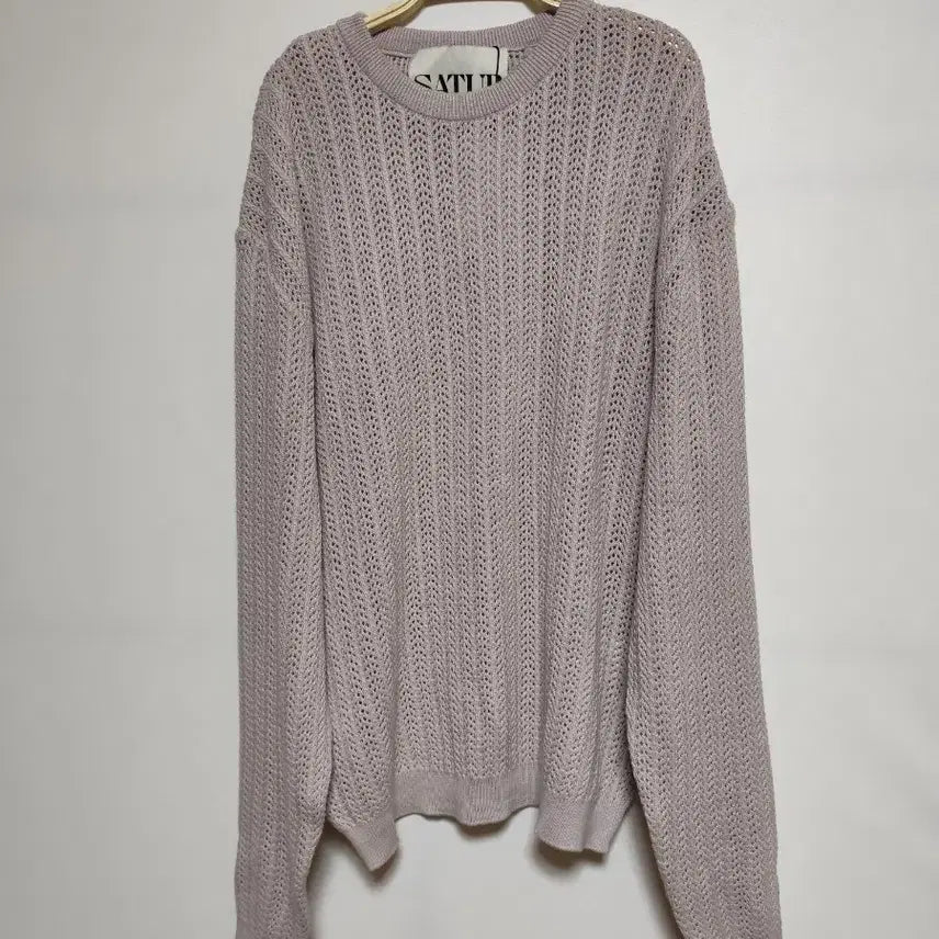 [BUNJANG] Setae Men's Summer Knit Lavender M / 세터 남성용 여름 니트 라벤더 M