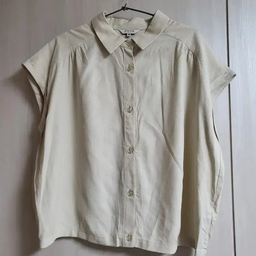 [BUNJANG] CHOR Authentic Linen Shirt Beige / CHOR 어센틱 린넨 셔츠 베이지