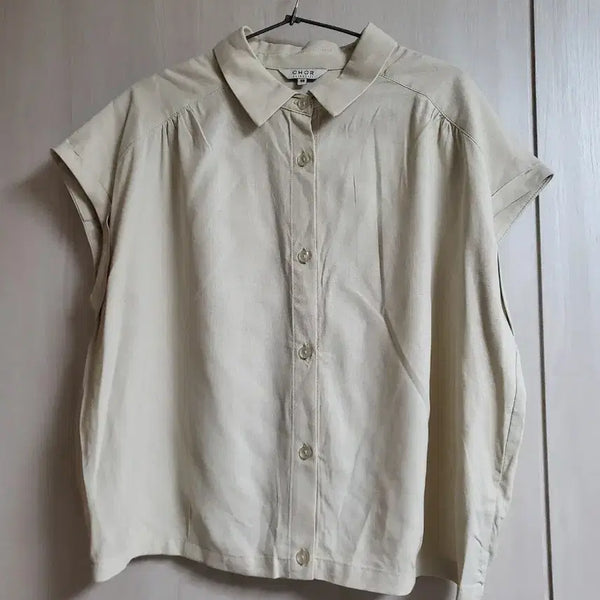 [BUNJANG] CHOR Authentic Linen Shirt Beige / CHOR 어센틱 린넨 셔츠 베이지