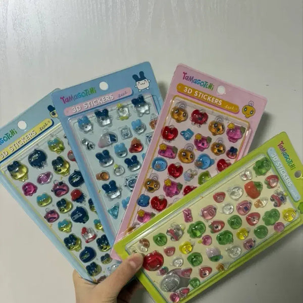[BUNJANG] Tamagotchi Bonbon Stickers (4 Types) / 다마고치 봉봉 스티커 4종