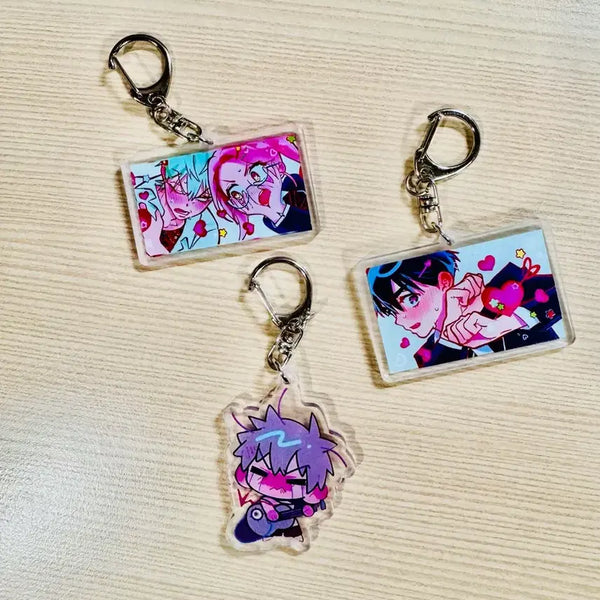 [BUNJANG] A-Stage Evan Til Mijee Unofficial Keyring Bundle Set / 에이스테 이반 틸 미지 비공식 키링 일괄