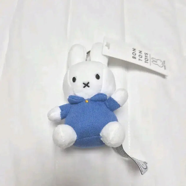 [BUNJANG] Bonton Toys Miffy Blue Plush Keyring / 본톤토이즈 미피 블루 인형키링