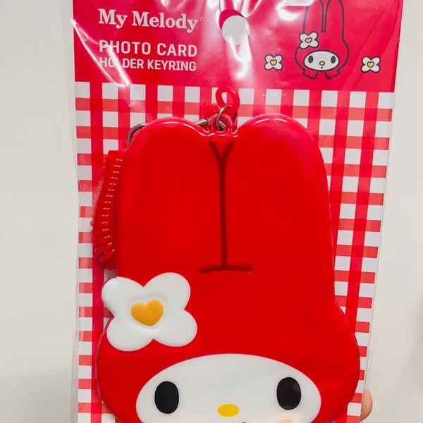 [BUNJANG] My Melody Photocard Holder Keyring (Red) / 마이멜로디 포토카드 홀더 키링 레드
