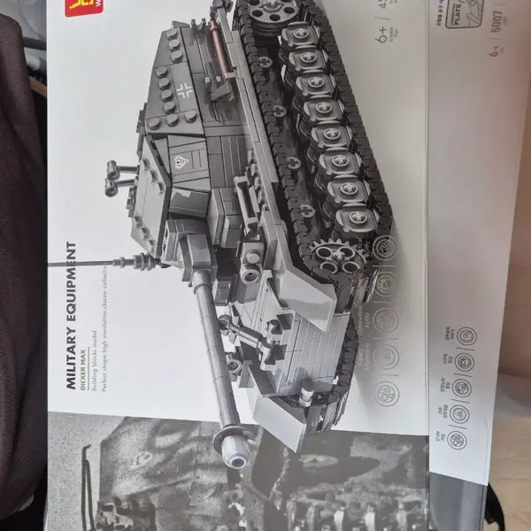 [BUNJANG] Wange Military Edition Dicker Max Tank Building Blocks / 미개봉 새상품 wange 밀리터리 에디션 디커 맥스 탱크 블록 중국호환