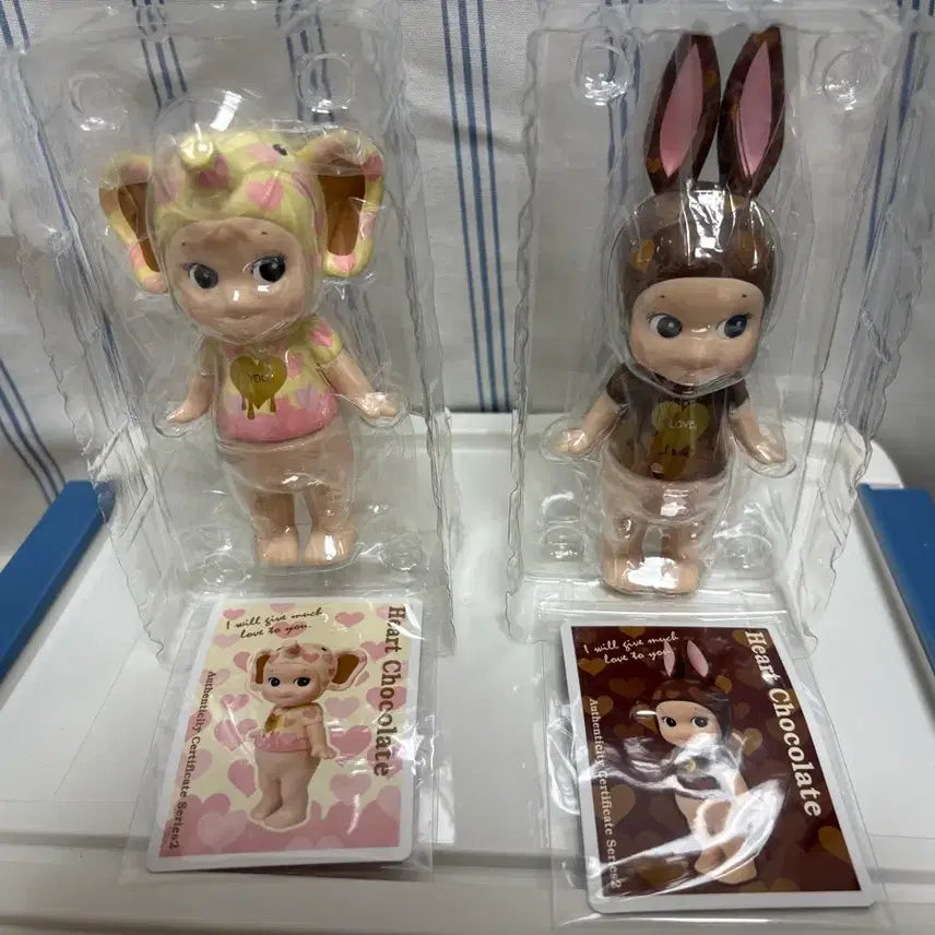 [BUNJANG] Sonny Angel Artist Collection 2013 Heart Choco Rabbit & Elephant Set / 소니엔젤 아티스트 2013 하트 초코 토끼, 코끼리 세트