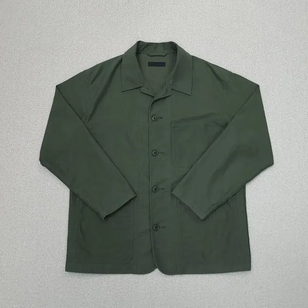 [BUNJANG] Uniqlo Men's Work Jacket Olive Khaki (L) Spring/Fall / (L)유니클로 남자 워크 자켓 올리브 카키 야상 봄 가을 W4867