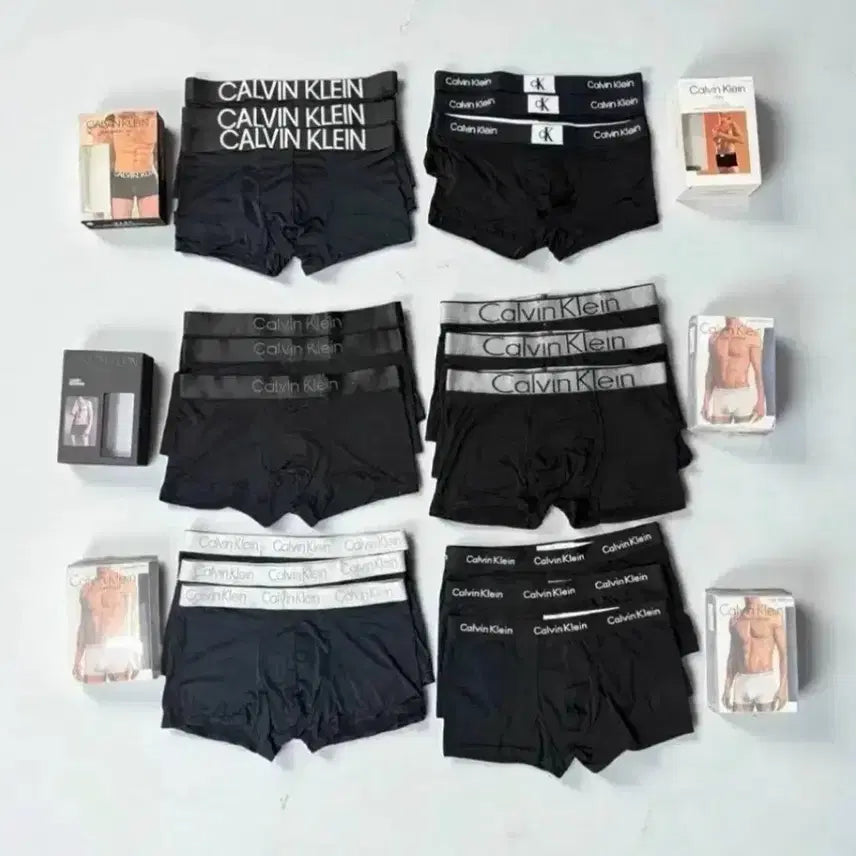 [BUNJANG] Calvin Klein 3-Pack Boxer Briefs Set / 캘빈클라인 3장 1세트 2만원