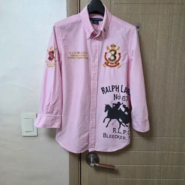 [BUNJANG] Polo Ralph Lauren Women's Oxford Shirt (Size S, Pink) / 폴로랄프로렌 여성 옥스포드 셔츠 S