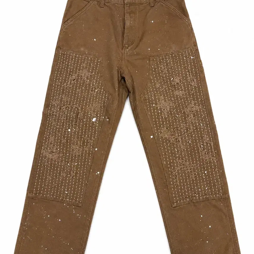 [BUNJANG] Carhartt Double Knee Sashiko Boro Pants / 칼하트 더블니 사시코 보로 팬츠