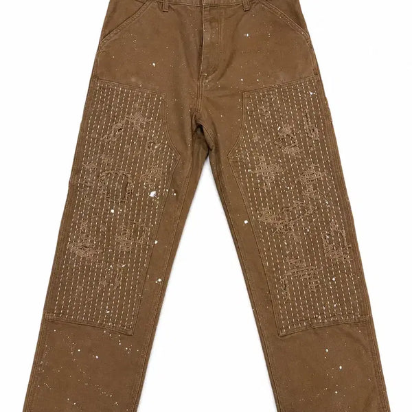 [BUNJANG] Carhartt Double Knee Sashiko Boro Pants / 칼하트 더블니 사시코 보로 팬츠