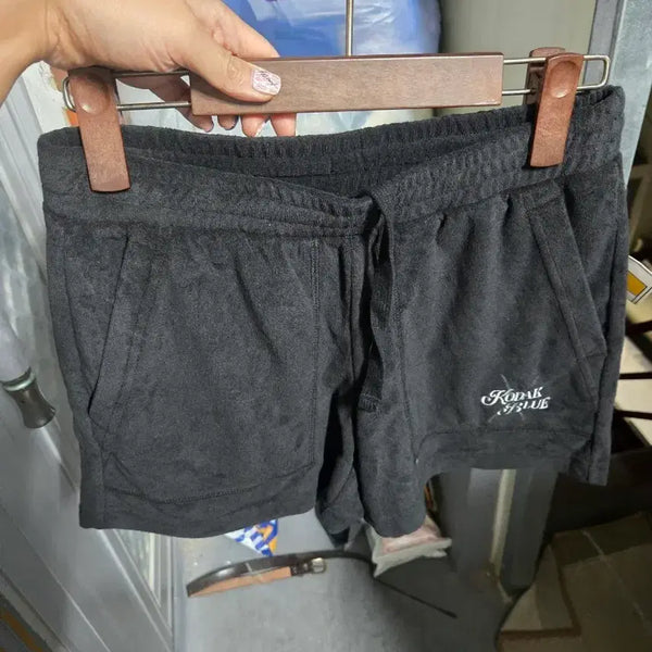 [BUNJANG] Kodak and Blu Terry Shorts Black S / 코닥 앤 블루 반바지 블랙 s  테리